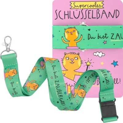 Produktbild von Sheepworld, Schlüsselband Schule, 48311, Katze