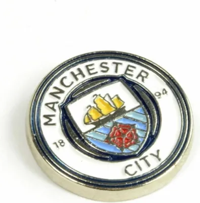 Obrázok produktu pre Oficiálny futbalový odznak Manchester City FC BS112 (jedna veľkosť) (viacfarebný)
