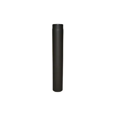 Zdjęcie produktu dla Rura kominowa Senotherm® czarna 2 mm, 150 x 1000 mm