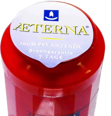 Produktbild von Aeterna-Ewiglichtoelkerzen Nr.7 rot
