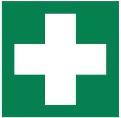 Produktbild von Hinweisschild 15 x 15 cm (B x H) E003 Erste Hilfe PVC-Folie