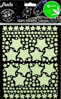 Produktbild von Fluoreszierende Aufkleber STARS FIORELLO GR-GW18