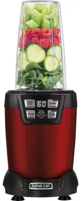 Immagine prodotto di SENCOR SNB 6601RD Frullatore a colonna, Frucht, Pflanzen, Küchenmixer, Smoothie, Nutri Mixer, Rot