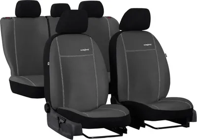 Immagine prodotto di set di 3 coprisedili Saferide universali per auto Coprisedili grigio