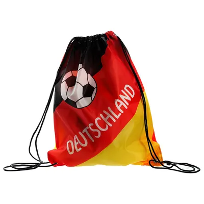 Produktbild von KAWOLA Sportbeutel WM / EM schwarz rot gold DEUTSCHLAND
