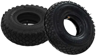 Productafbeelding van Set met 2 banden en 2 binnenbanden 3,00-4 260 x 85 voor steekwagen en kruiwagen