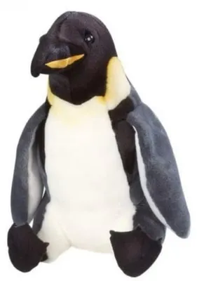 Image de Peluche manchot empereur 30 cm - pingouin - cuddlekins - wild republic - 81068