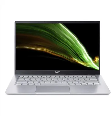 Produktbild von Acer Ultrabook Swift SF314-511-36WG, 14 Zoll, i3-1115G4, 8 GB LPDDR4X RAM, 256 GB SSD, Windows 10 Home (64 Bit), silber, Aluminium, hintergrundbeleuchtete Tastatur, Fingerprintsensor, 323,4x218,9x16,55 mm, 1,2 kg