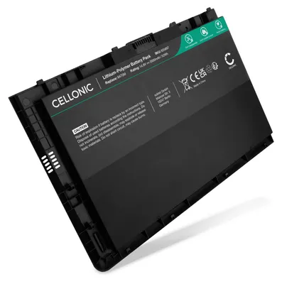 Produktbild von CELLONIC 1x Akku für Notebook Kompatibel mit HP EliteBook Folio 9470m, EliteBook Folio 9480m, EliteBook Folio 9470, BT04XL - (3500mAh, 14.8V)