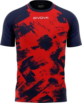 Immagine prodotto di Givova Art - Maglietta a maniche corte Red,Blue L Uomo Red,Blue L