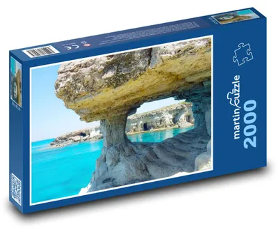 Produktbild von Puzzle 2000 Zypern - Küstengrotten - martinpuzzle