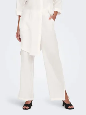Produktbild von Jdy Theis Life Wide Slit Hosen Beige S / 32 Frau Beige S