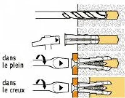 Image de Boîte 100 chevilles Arpon SPIT - Ø6 x 25 mm - vis 3/5 - 198160