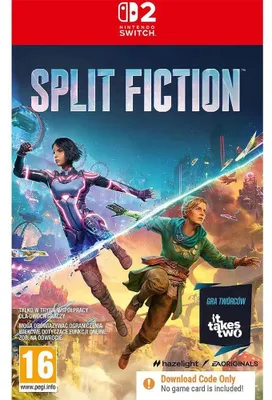 Produktbild von Electronic Arts Split Fiction, Nintendo Switch 2, Nintendo Switch 2, Multiplayer-Modus, T (Jugendliche), Code in einer Box