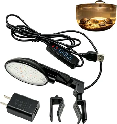 Image de Aquarium Klemlicht - Lampe étanche - Éclairage subaquatique - LED réglable - 8 watts - Noir