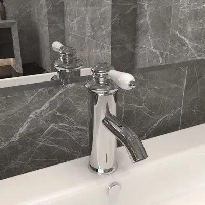 Immagine prodotto di The Living Store Rubinetto per lavabo cromato 130x180 mm