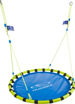 Produktbild von HUDORA Nestschaukel Alu 120, blau/gelb outdoor kinderschaukel gartenschaukel