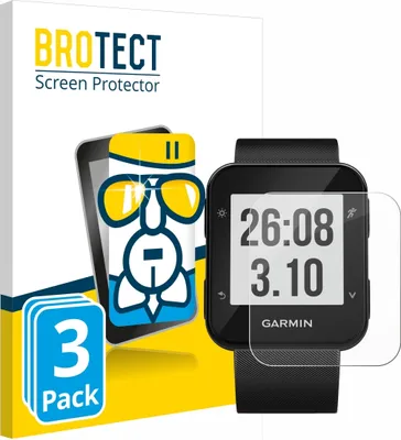 Produktbild von 3x BROTECT Schutzglas für Garmin Forerunner 30 Schutzfolie Panzer Folie Glas Display Schutz klar