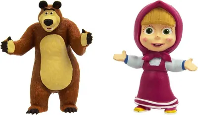 Obrázek produktu pro Sada 2 kusů figurek - Máša a Medvěd
