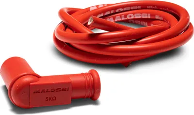 Obrázek produktu pro Sada kabelu zapalovací svíčky Malossi D 7 mm a stíněné krytky