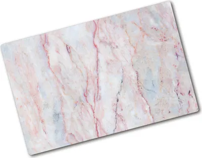 Produktbild von Tulup Glas Herdabdeckplatte - 80x52 cm - Glaskeramikkochfeld-Abdeckung Spritzschutz Glasabdeckplatte - Einteilig - Sonstige - Marmor - Beige