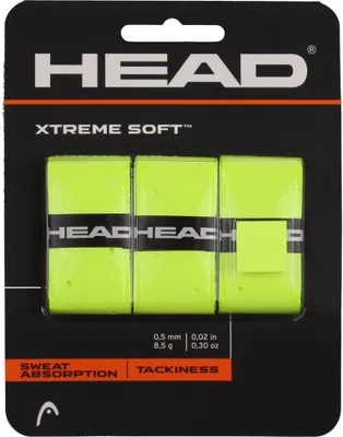 Obrázek produktu pro XtremeSoft 3 overgrip omotávka tl. 05 mm žlutá reflexní 3 ks