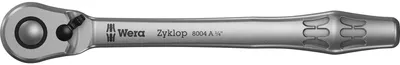 Obrázok produktu pre Wera 8004 A, Nástrčkový kľúč, 1 kusov, Chróm, CE, Kľúč, 1 kusov