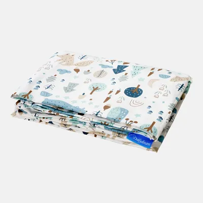 Produktbild von Gewichtsdeckenbezug für Kinder aus 100% Baumwolle, Edition "Wald" - 90x120cm - Gewichtete Decke