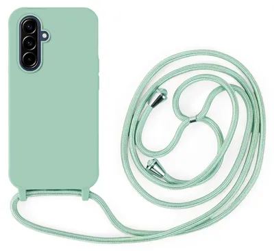 Produktbild von Handykette für Samsung Galaxy A57 Hanyhülle mit Band Hülle mit Kodel Smartphone Halskette Mintgrün