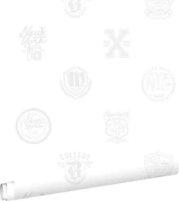 Produktbild von ESTAhome Tapete Schulembleme Silber 53 cm x 10.05 m