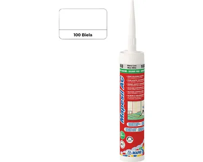 Obrázok produktu pre MAPEI® MAPESIL AC 1-komponentný silikón na tesnenie spojov 100 biely 310 ml na tesnenie s BioBlock® ANTICLE MOLD