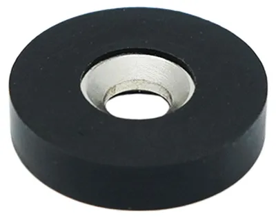 Neodymium-Magnet rund 26,5 mm gummiert N42 6,4 kg 1 Stück