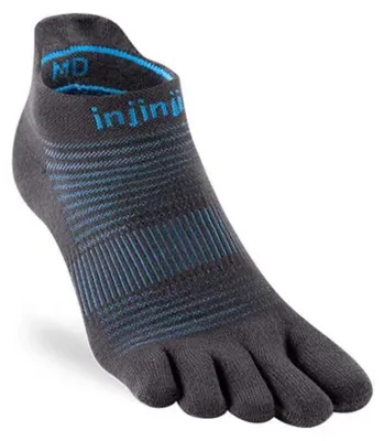 Produktbild von Injinji Lightweigth No-show Socken Schwarz EU 40 1/2-44 Schwarz EU 40 1/2-44