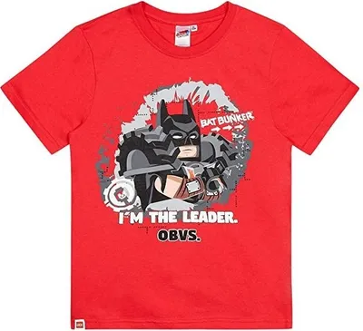 Obrázok produktu pre Lego Batman Movie - tričko pre chlapcov NS5399 (128) (červená)