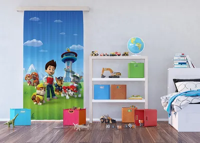Produktbild von AG design Gardinen Paw Patrol 140 x 245 cm
