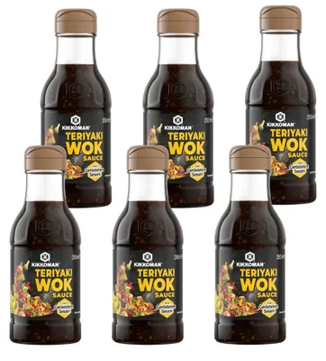 Produktbild von Kikkoman Teriyaki Sauce mit geröstetem Sesam - 6x 250ml