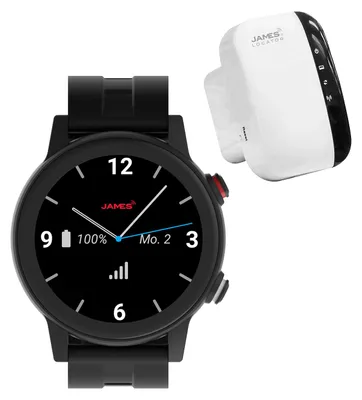 Produktbild von James R9 Seniorenuhr Gesundheitsuhr Fitnessuhr Notrufuhr mit SOS Knopf