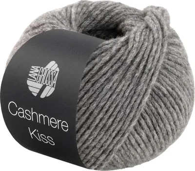 Produktbild von Lana Grossa - Cashmere Kiss 0106 grau meliert