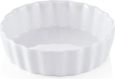 Obrázok produktu pre Forma na koláč Ø 10 cm biela, porcelánová forma na koláč