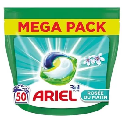 Produktbild von Ariel Pods 3in1 – 50 Stück, 1025 g – Morgentau