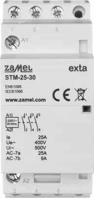 Imagen del producto de Instalación modular de protección, 25A, 3 polos, 230V AC, tipo: STM-25-30 EXT10000291