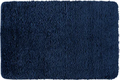 Produktbild von WENKO Badt Teppich Matte Bad Vorleger Dusche Belize Marine Blue 60 x 90 cm