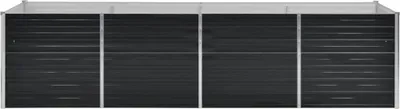 Produktbild von "Winterschlussverkauf "Garten-Hochbeet - CLORIS - Pflanzkasten - Anthrazit 320 x 80 x 77 cm Verzinkter Stahl - NeuMöbel7900360