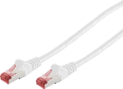 Produktbild von Patchkabel cat6A S/FTP PIMF Halogenfrei weiß 0,25m