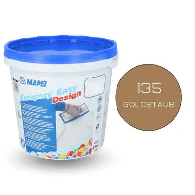 Produktbild von MAPEI Kerapoxy Easy Design Epoxid-Fugenmörtel Farbe 135 Goldstaub 3kg