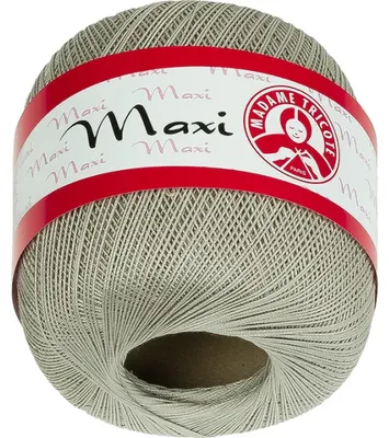 Zdjęcie produktu dla Przędza MAXI MT – 100 g / 565 m – szara