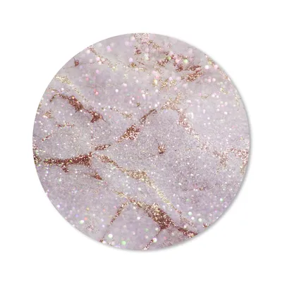 Produktbild von MuchoWow® Mauspad Mousepad Marmor - Lila - Glitter 50x50 cm - Mousepads - Maus Mat - Pad - Mausunterlage - Vinyl