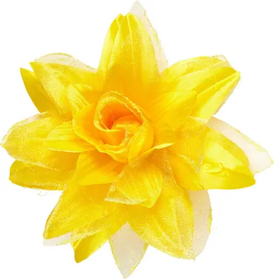 Produktbild von Blumige Rosen Haarspange gelb