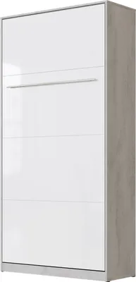 Produktbild von SMARTBett Standard Komfort Lattenrost 90x200 Vertikal Komfort Beton/Weiss Hochglanz