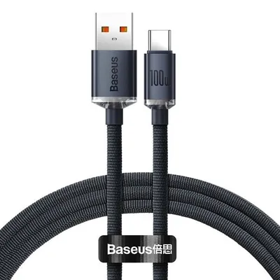 Produktbild von Baseus CAJY000401, 1,2 m, USB C, USB A, 0,48 Gbit/s, Schwarz